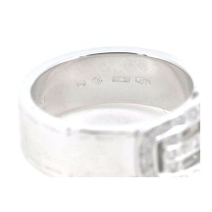 Gucci Belt Motif Diamond Ring Ring Size 10 18K White Gold (18k White Gold )