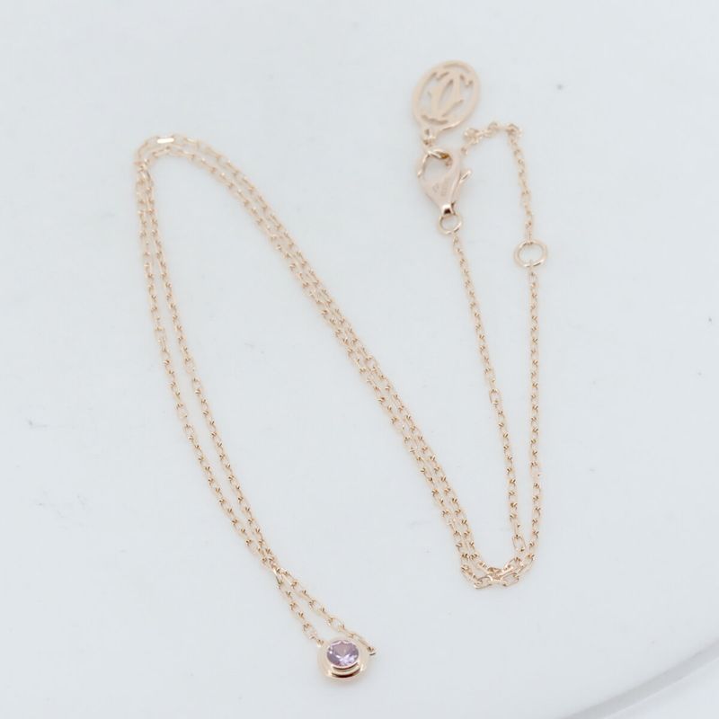 Cartier D'amour Necklace Pink Sapphire B7218400 18K Pink Gold (18k Pink Gold)