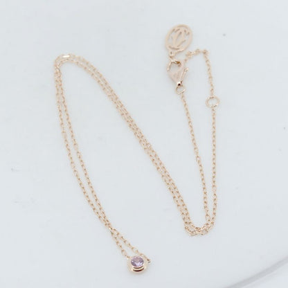 Cartier D'amour Necklace Pink Sapphire B7218400 18K Pink Gold (18k Pink Gold)