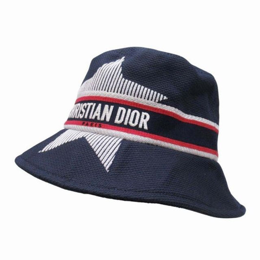 21aw Christian Dior Star Lucky Star Bucket Hat Logo Star Hat Dior Alps Collection
