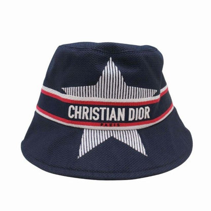 21aw Christian Dior Star Lucky Star Bucket Hat Logo Star Hat Dior Alps Collection