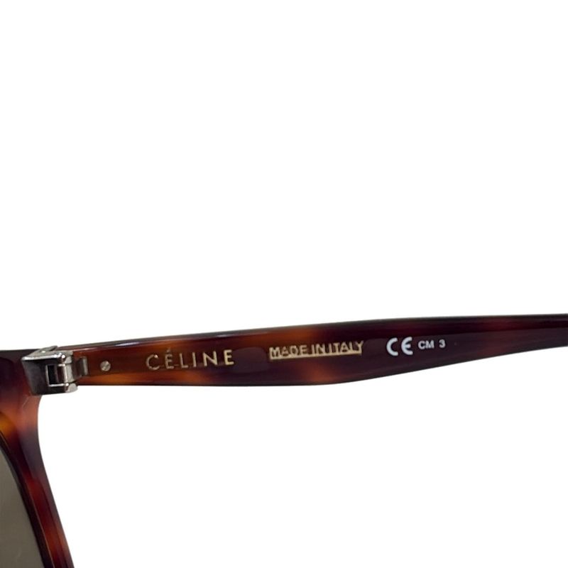 Celine Sunglass Es in Excellent Condition - Cl41086 Dark Grey X Dark Brown X