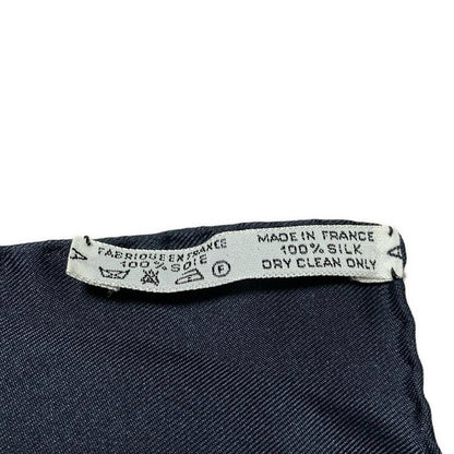 Hermes Scarf Carré 90 Pink×black×multi Chass Es Exotioues Animal Print