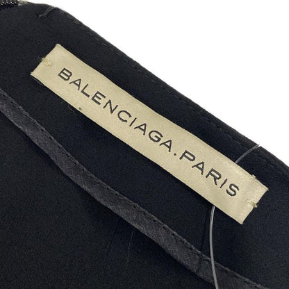 Balenciaga Long Sleeve Cut and Sewn Size 36 S Women's - Black and Ivory Crew