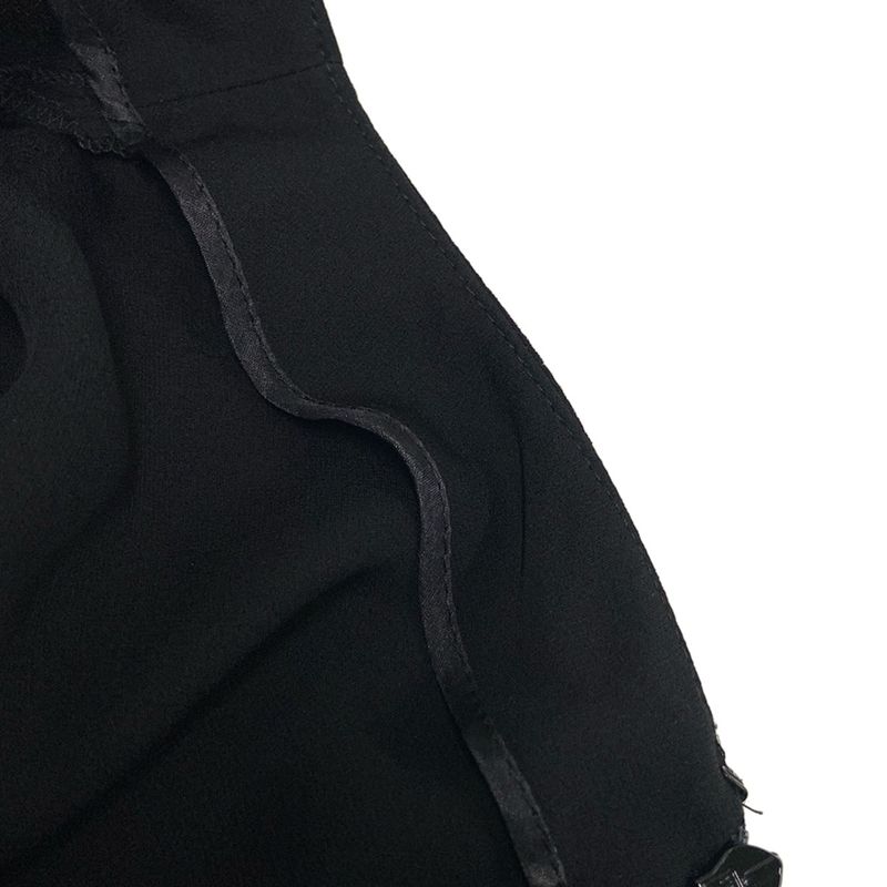 Balenciaga Long Sleeve Cut and Sewn Size 36 S Women's - Black and Ivory Crew