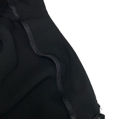 Balenciaga Long Sleeve Cut and Sewn Size 36 S Women's - Black and Ivory Crew