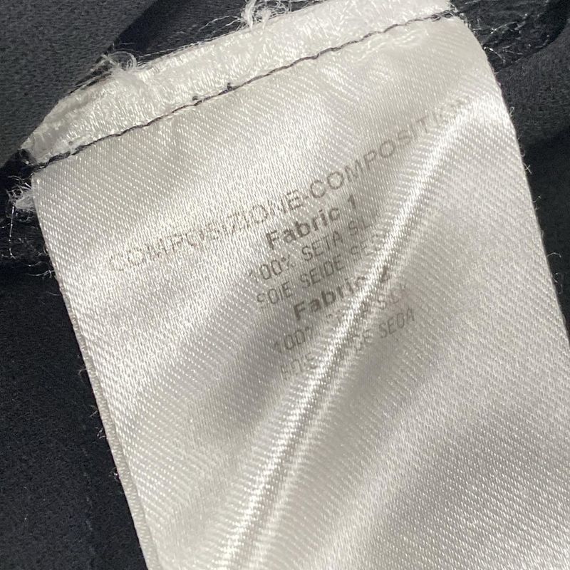 Balenciaga Long Sleeve Cut and Sewn Size 36 S Women's - Black and Ivory Crew