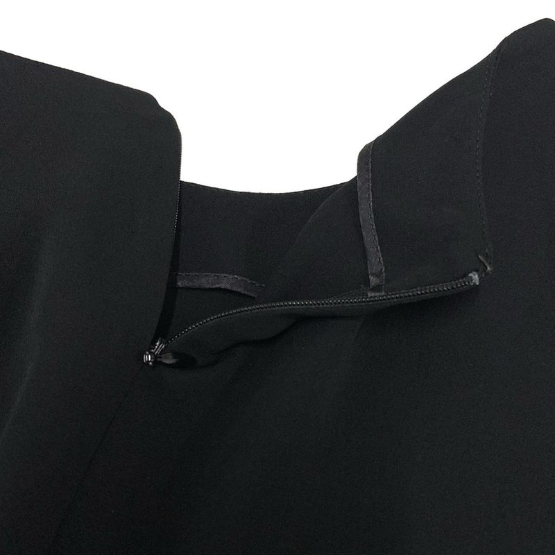 Balenciaga Long Sleeve Cut and Sewn Size 36 S Women's - Black and Ivory Crew