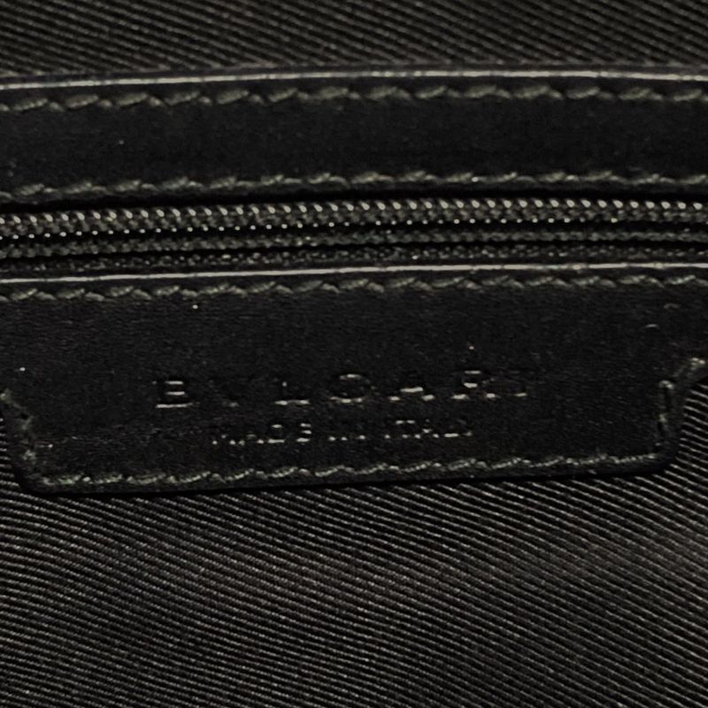 Bvlgari Shoulder Bag Collezione 1910 Dark Brown and Black Leather