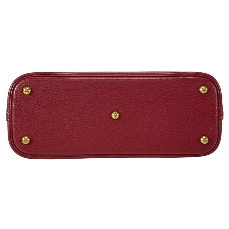 Hermes Bolide 31 Rouge Vif Gold Hardware Handbag