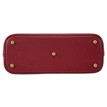 Hermes Bolide 31 Rouge Vif Gold Hardware Handbag
