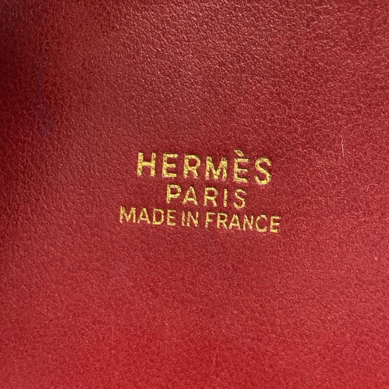 Hermes Bolide 31 Rouge Vif Gold Hardware Handbag