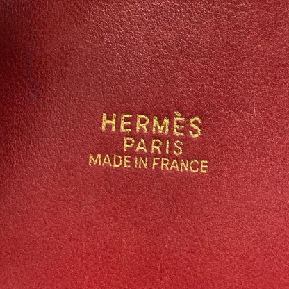 Hermes Bolide 31 Rouge Vif Gold Hardware Handbag