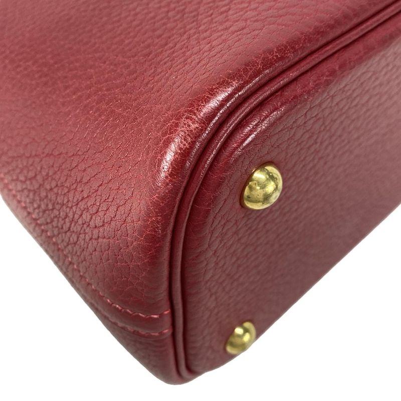 Hermes Bolide 31 Rouge Vif Gold Hardware Handbag
