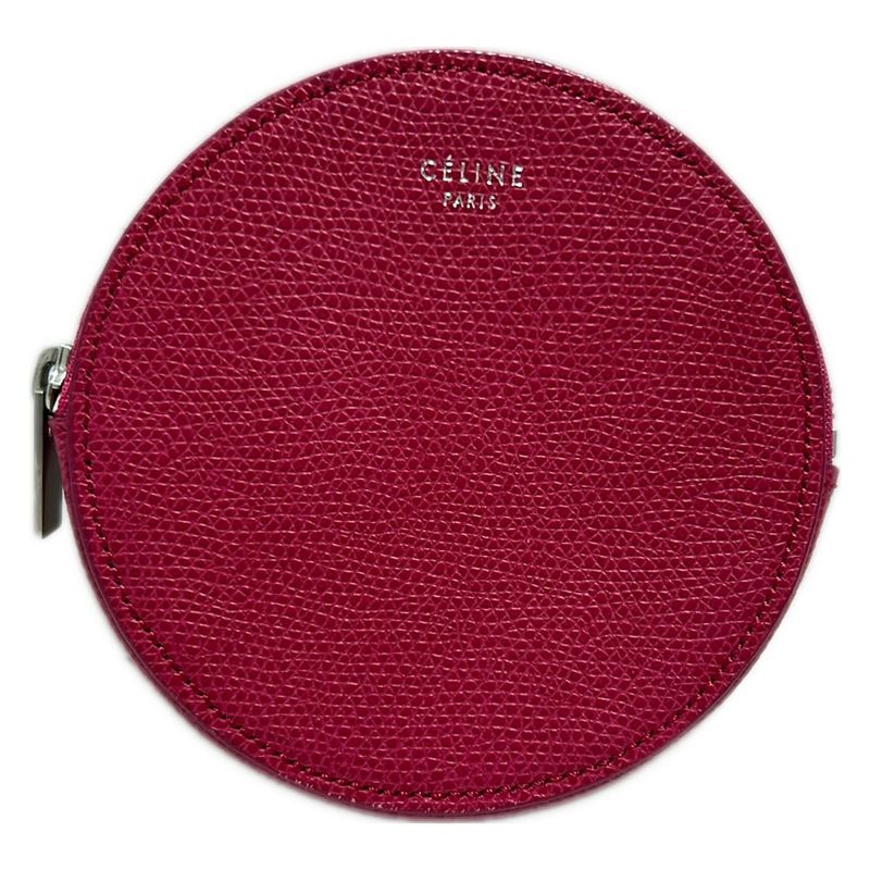 Celine Coin Case Excellent Condition - Red Leather