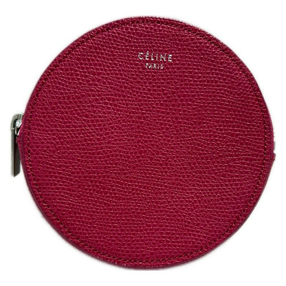 Celine Coin Case Excellent Condition - Red Leather