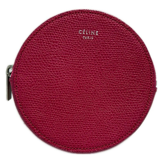 Celine Coin Case Excellent Condition - Red Leather