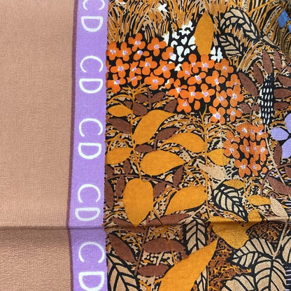 Dior Christian Dior Scarfexcellent Condition - Pink X Orange X Multi Flower(flor