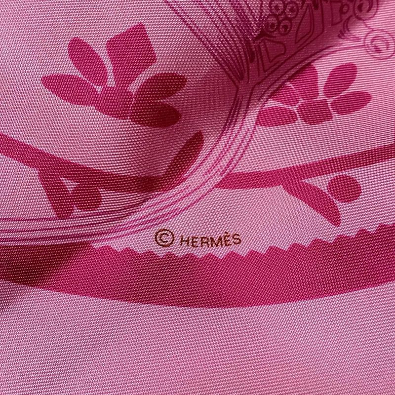 Hermes Scarf Carré 90 Pink×white×multi Etriers Remix 2020ss