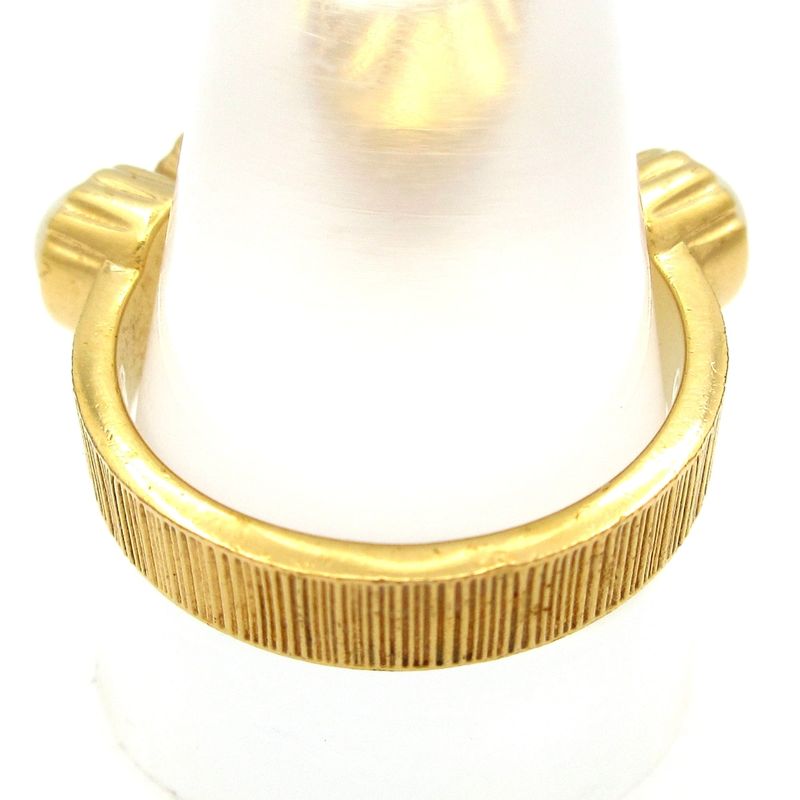 Louis Vuitton Ring L LV Dynasty M1498l Gold and Ivory