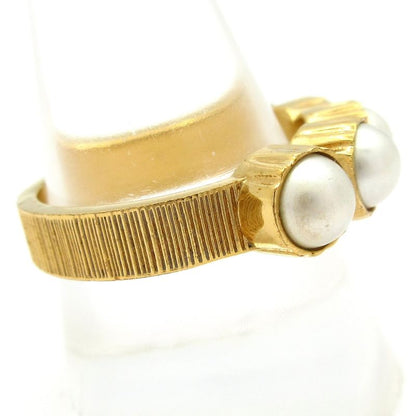 Louis Vuitton Ring L LV Dynasty M1498l Gold and Ivory