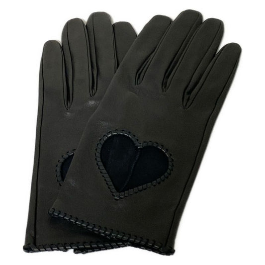 Hermes Gloves Excellent Condition - Black Heart Serie Button Leather