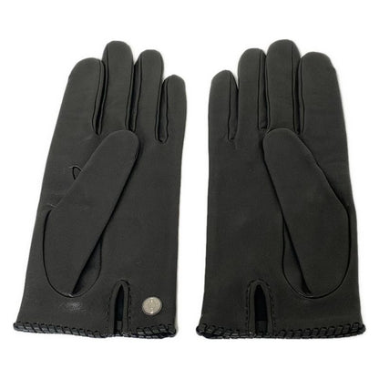 Hermes Gloves Excellent Condition - Black Heart Serie Button Leather