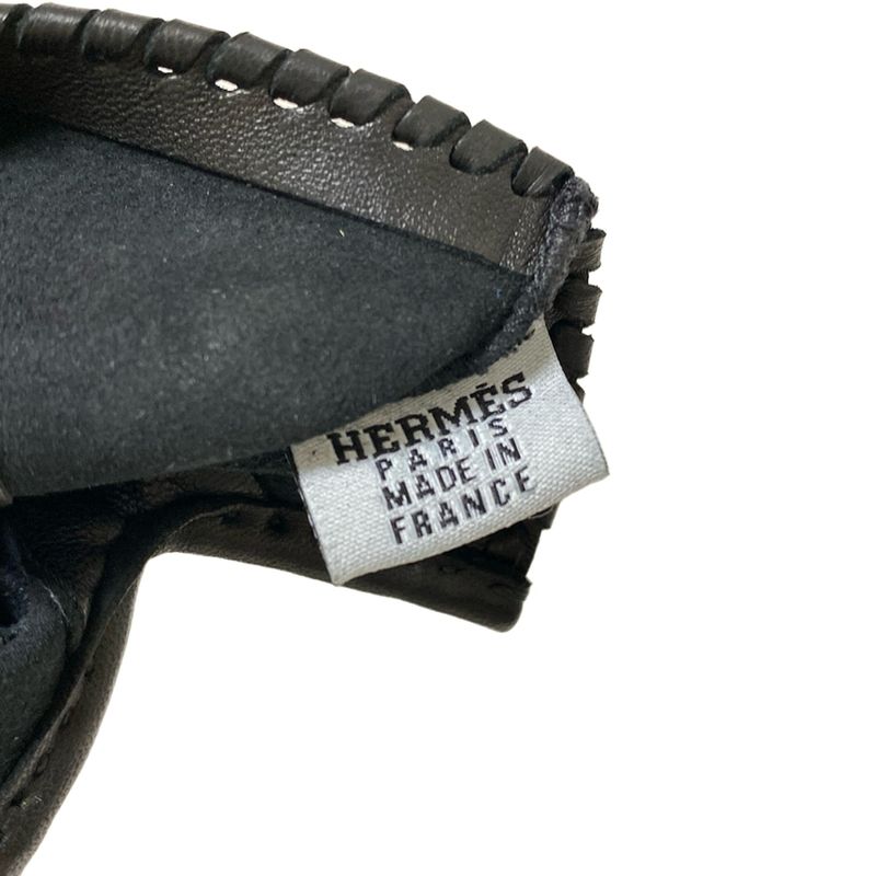 Hermes Gloves Excellent Condition - Black Heart Serie Button Leather