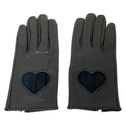 Hermes Gloves Excellent Condition - Black Heart Serie Button Leather