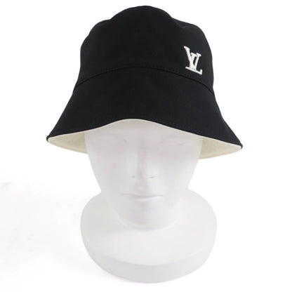 Louis Vuitton 2024 M7440m 100% Cotton Noir Black White LV Logo Embroidery and