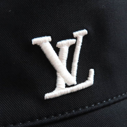 Louis Vuitton 2024 M7440m 100% Cotton Noir Black White LV Logo Embroidery and