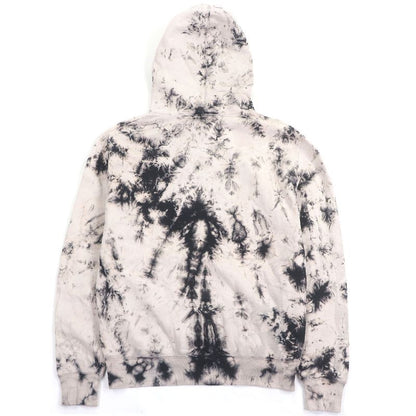 Saint Laurent Paris 2020 653942 Marble Tie-Dye Pattern Pullover Hoodie Beige