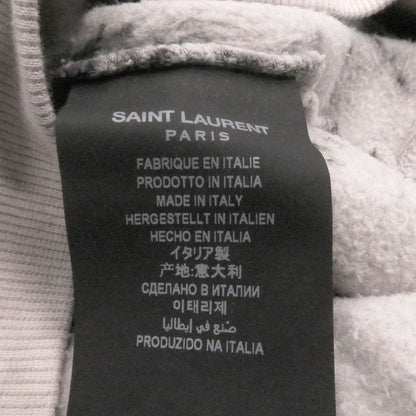 Saint Laurent Paris 2020 653942 Marble Tie-Dye Pattern Pullover Hoodie Beige
