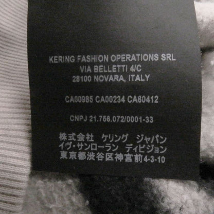 Saint Laurent Paris 2020 653942 Marble Tie-Dye Pattern Pullover Hoodie Beige