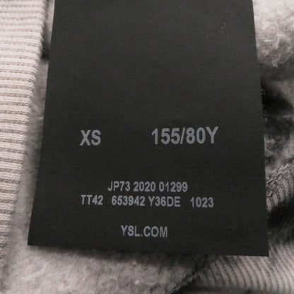 Saint Laurent Paris 2020 653942 Marble Tie-Dye Pattern Pullover Hoodie Beige