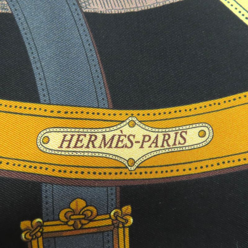 Hermes Maxi Twillie Cavalcadour 100% Silk Scarf with Belt Design Multi with