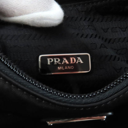 Prada 1ne515 Re-Edition 2000 Re-Nylon Mini Bag with Triangle Plate Charm One
