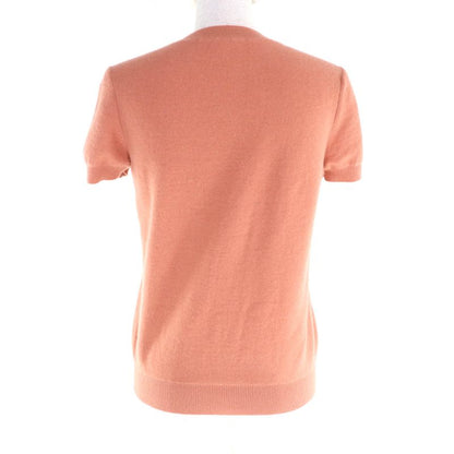 Hermes 21aw Brides de Gala Wool Cashmere Blend Crew Neck Short Sleeved Knit