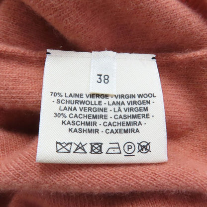 Hermes 21aw Brides de Gala Wool Cashmere Blend Crew Neck Short Sleeved Knit