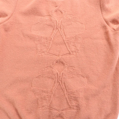 Hermes 21aw Brides de Gala Wool Cashmere Blend Crew Neck Short Sleeved Knit