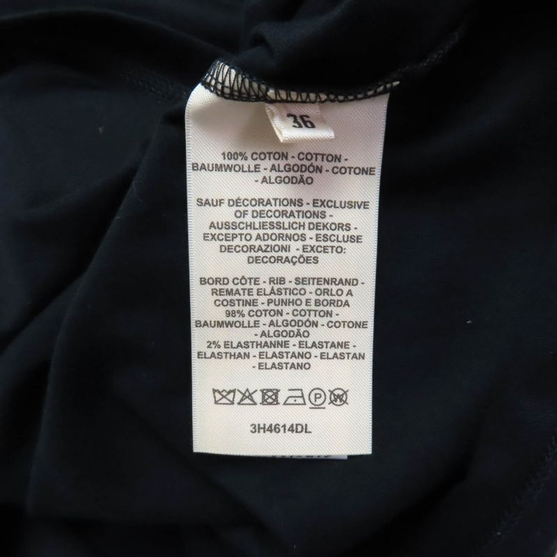 Hermes 23aw 3h4614dl 100% Cotton H Logo Embroidered Crew Neck Short Sleeve