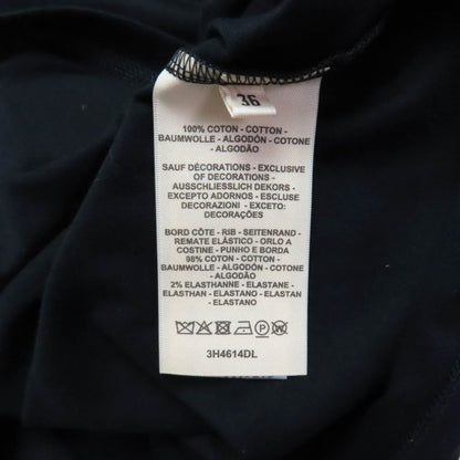 Hermes 23aw 3h4614dl 100% Cotton H Logo Embroidered Crew Neck Short Sleeve