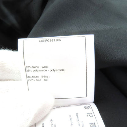 Chanel P62079 Lined with 100% Silk Tweed Coat with Coco Mark Buttons Wool Coat