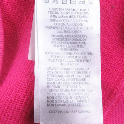 Good Quality ?Gucci 563972 Gucci Band Logo Print Embroidered Sweatshirt Pink L