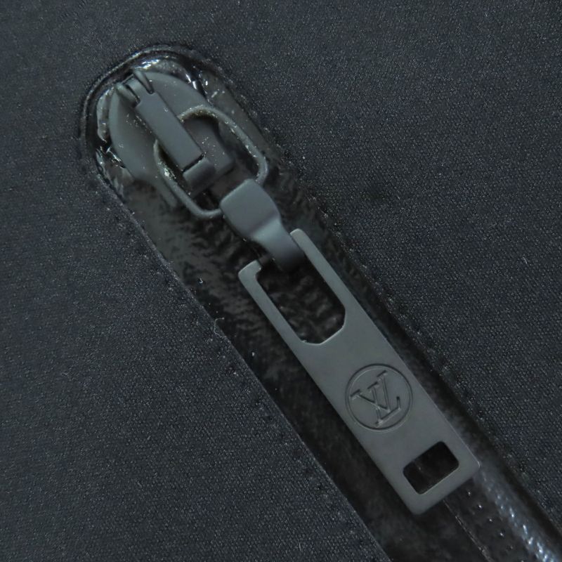 Louis Vuitton Flpx78nhy LV Logo Patch Flared Pants Track Pants Black 36 Made