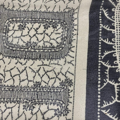 Fendi Scarf - Black and Beige Lace