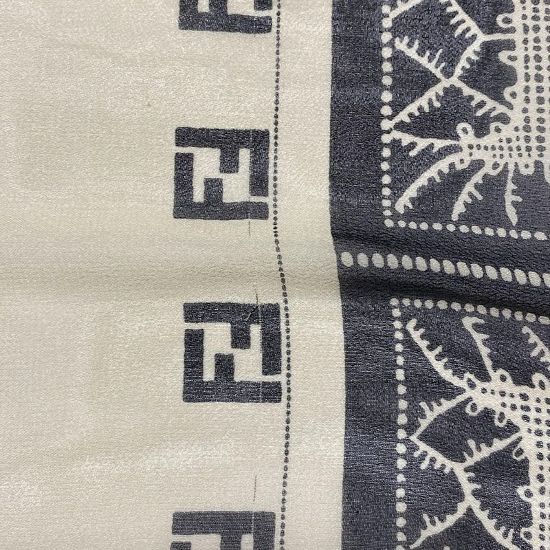 Fendi Scarf - Black and Beige Lace