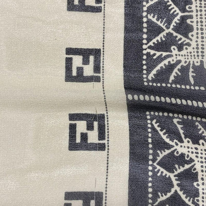Fendi Scarf - Black and Beige Lace