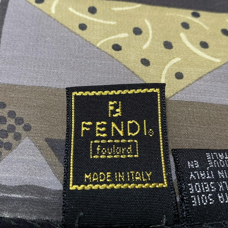 Fendi Scarf - Navy Light Purple and Multi