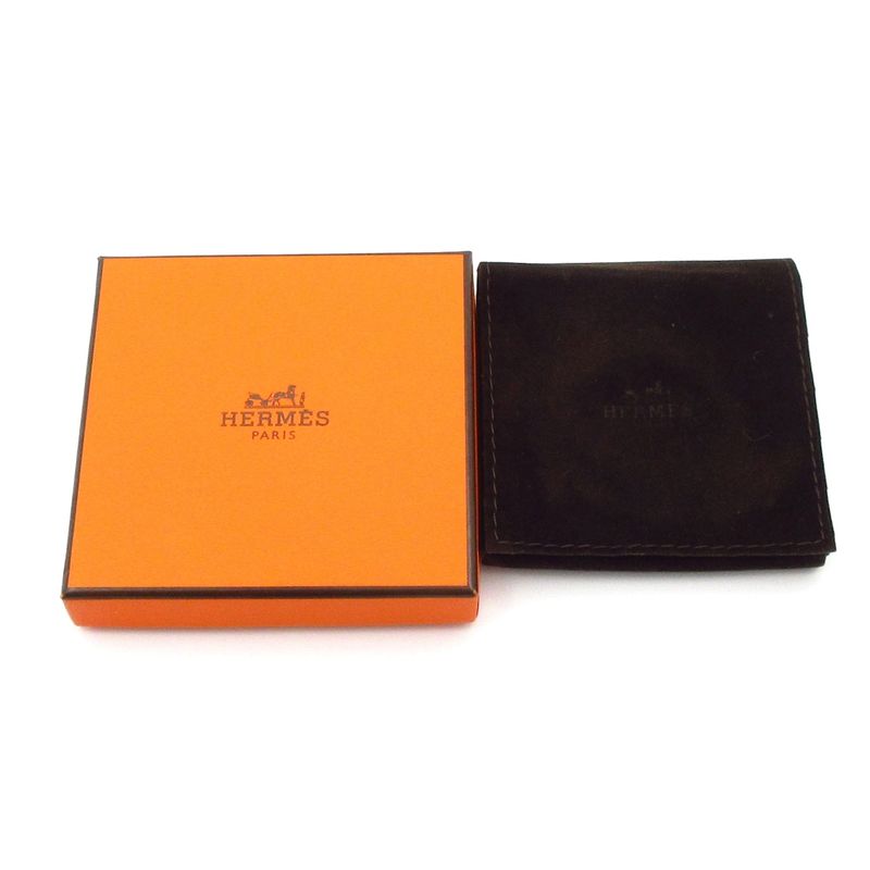Hermes Bangle Click H Gold and Orange